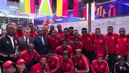 لحظة وصول منتخبات أمم أفريقيا وتأمين اللاعبين والضيوف