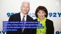 Fashion Icon Gloria Vanderbilt Dead at 95