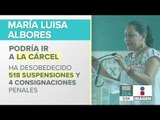 ¡María Luisa Albores podría ir a la cárcel! | Noticias con Francisco Zea
