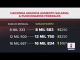Aumentan salarios a funcionarios | Noticias con Ciro Gómez Leyva