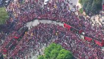 How the Raptors parade looks from the air ️ - Toronto Raptors Championship Parade. - - WeTheNorth