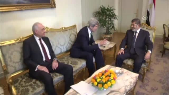 (ARŞİV) - Muhammed Mursi vefat etti - Mursi-John Kerry görüşmesi