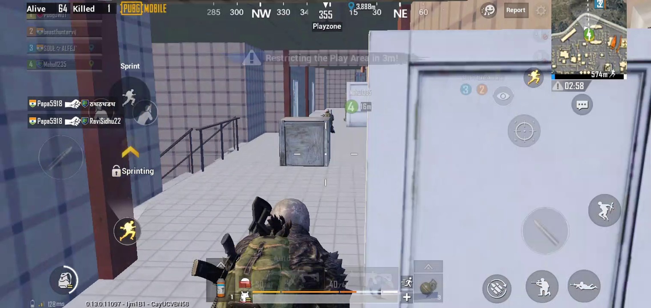 ⁣Squad Vs Squad Military base Mai All enemy kills // Pubg Mobile