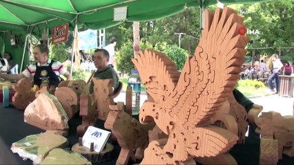 Uluslararası Ahşap Heykel Festivali başladı
