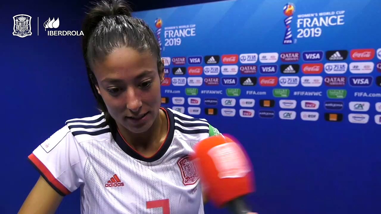 Declaraciones de Leila Ouahabi tras el China 0-0 España del Mundial de Francia 2019