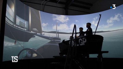 Le F50, le bateau de course sur simulateur