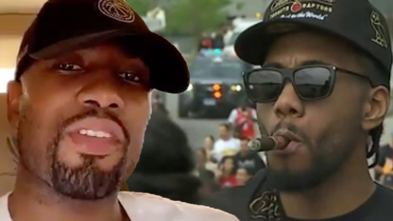 Kawhi Leonard Parties With Models In Vegas & ROLLS UP A BLUNT With Serge Ibaka!
