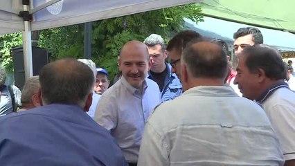 Soylu: "PKK elini kolunu sallayarak Türkiye'de gezemiyor çok şükür"