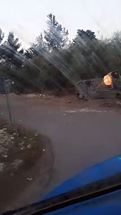 Pauroso scontro ad Andria: due feriti - il video girato sul luogo dell'accaduto