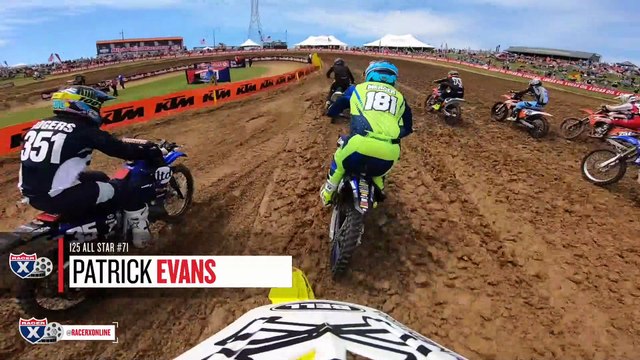 Racer X Films: Patrick Evans and Jack Rogers 125 All Star Race Moto | 2019 High Point