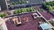 El video muestra la estampida después de los disparos en el desfile de los Raptors en Toronto.