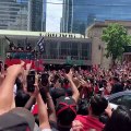 Toronto Raptors' fans celebrate franchise's first-ever championship at parade