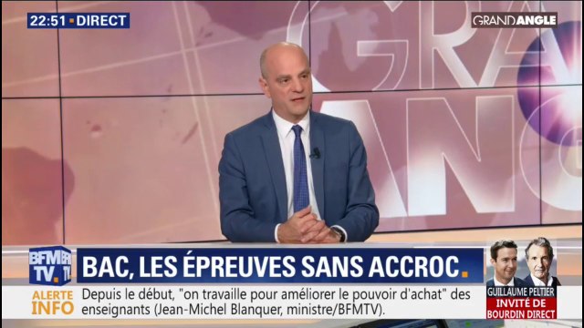 Grève des enseignants: pour Jean-Michel Blanquer, ce n'est pas bon d'avancer sur le plan social uniquement sous la pression