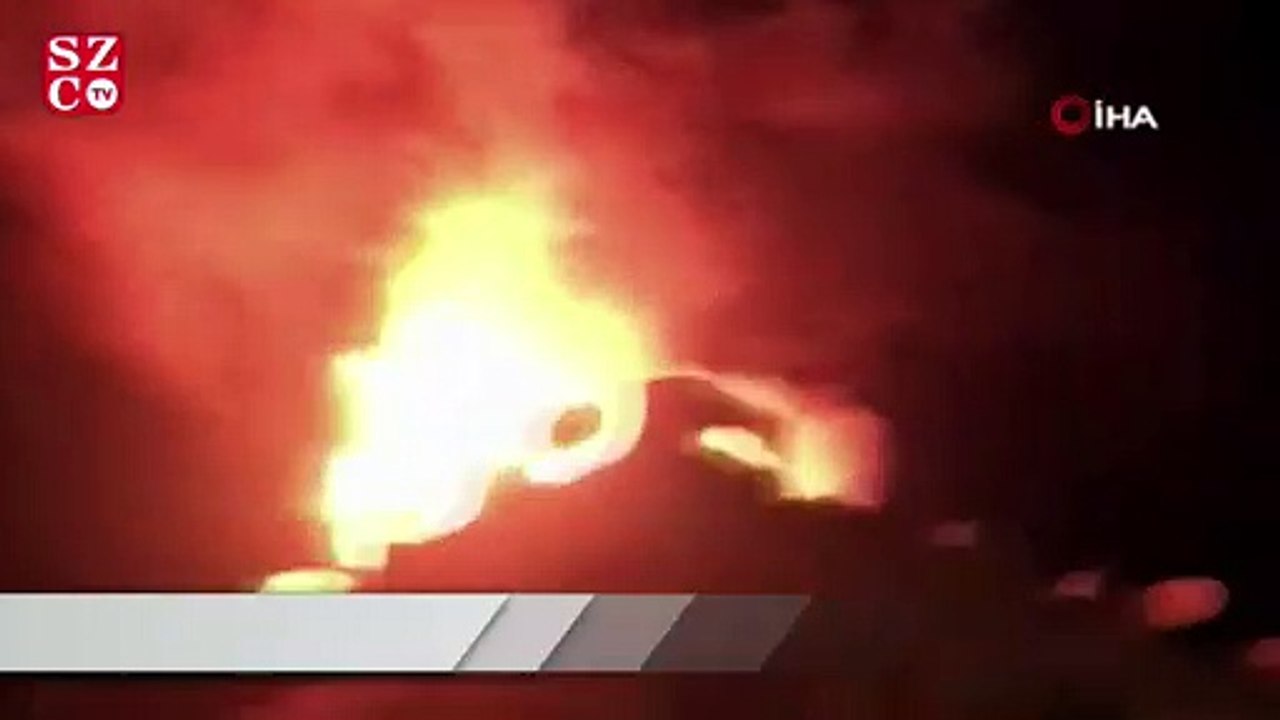 İzmir Seferihisar'da çıkan yangın paniğe neden oldu