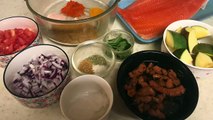 Salmon Mango Fish Curry || சால்மன் மாங்காய் மீன் குழம்பு || Quarantine Cook || Vivek's Kitchen