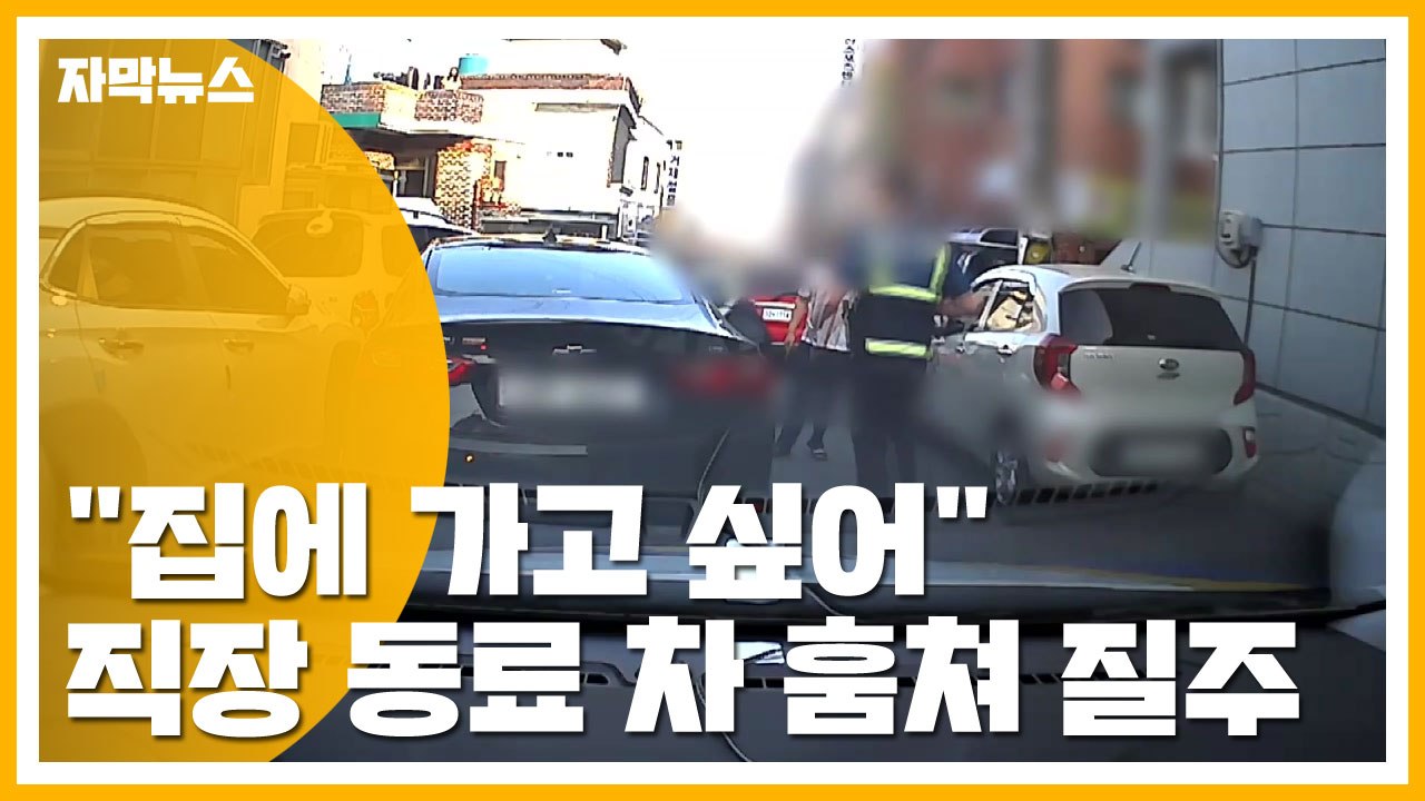 [자막뉴스] "집에 가고 싶어" 직장 동료 차 훔쳐 광란의 질주 / YTN