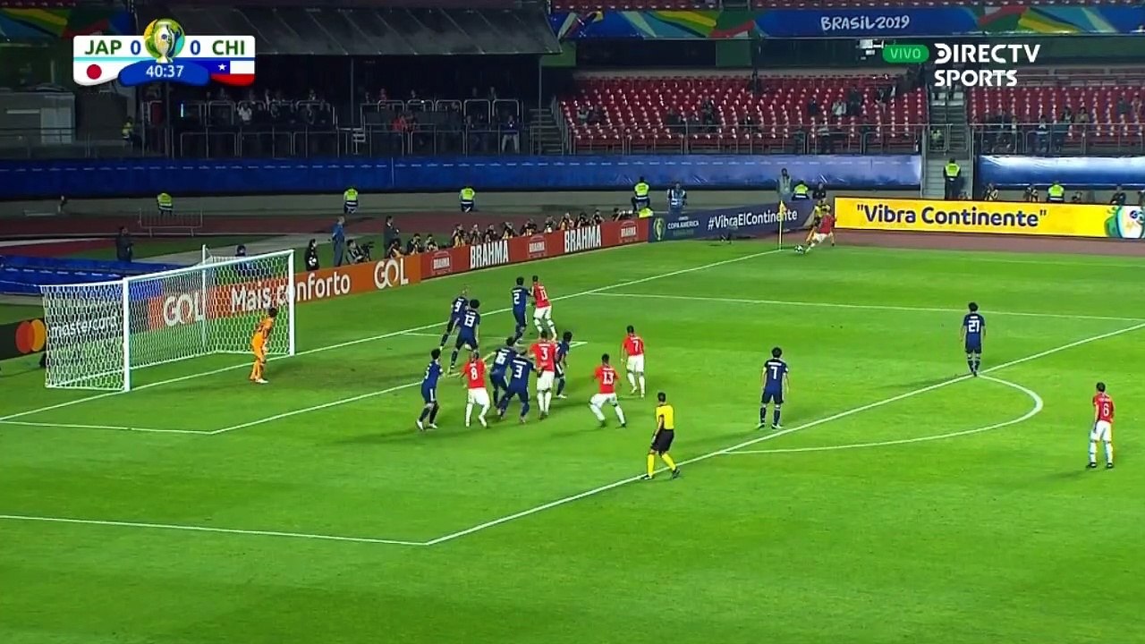 0-1 Erick Pulgar Goal HD - Japan 0-1 Chile - Copa América 17.06.2019
