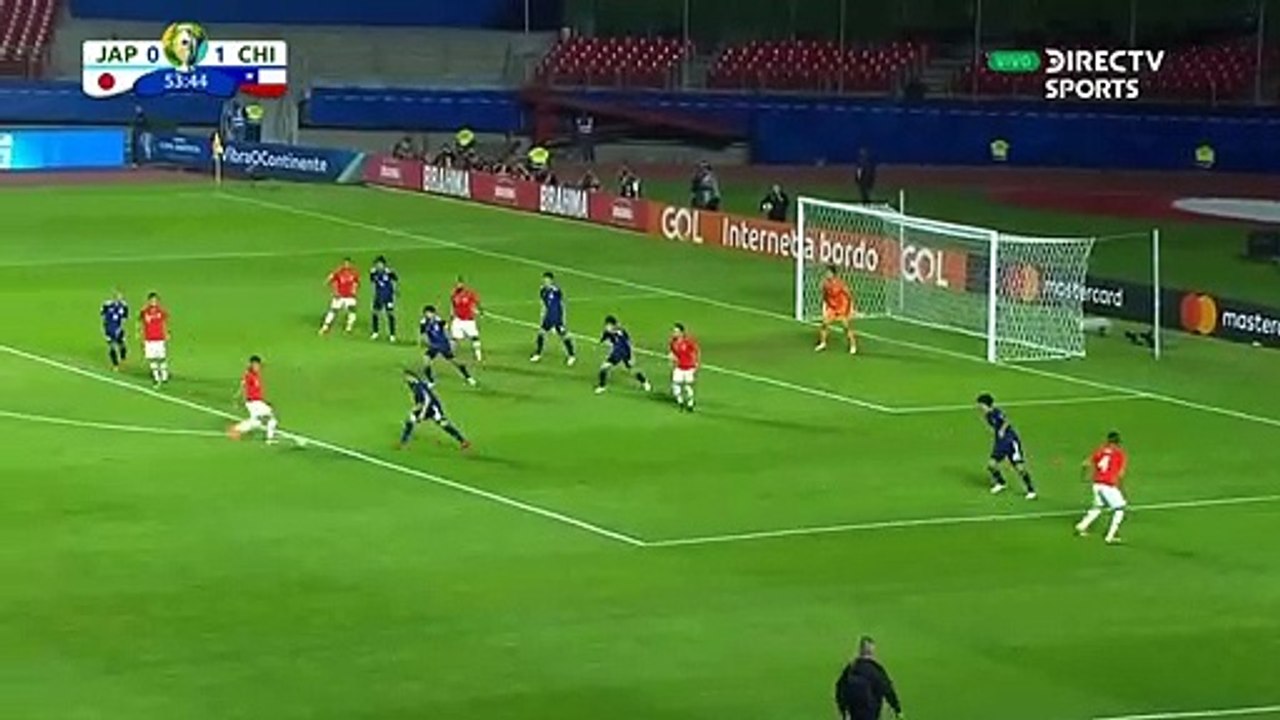 0-2 Eduardo Vargas Goal HD - Japan 0-2 Chile - Copa América 17.06.2019