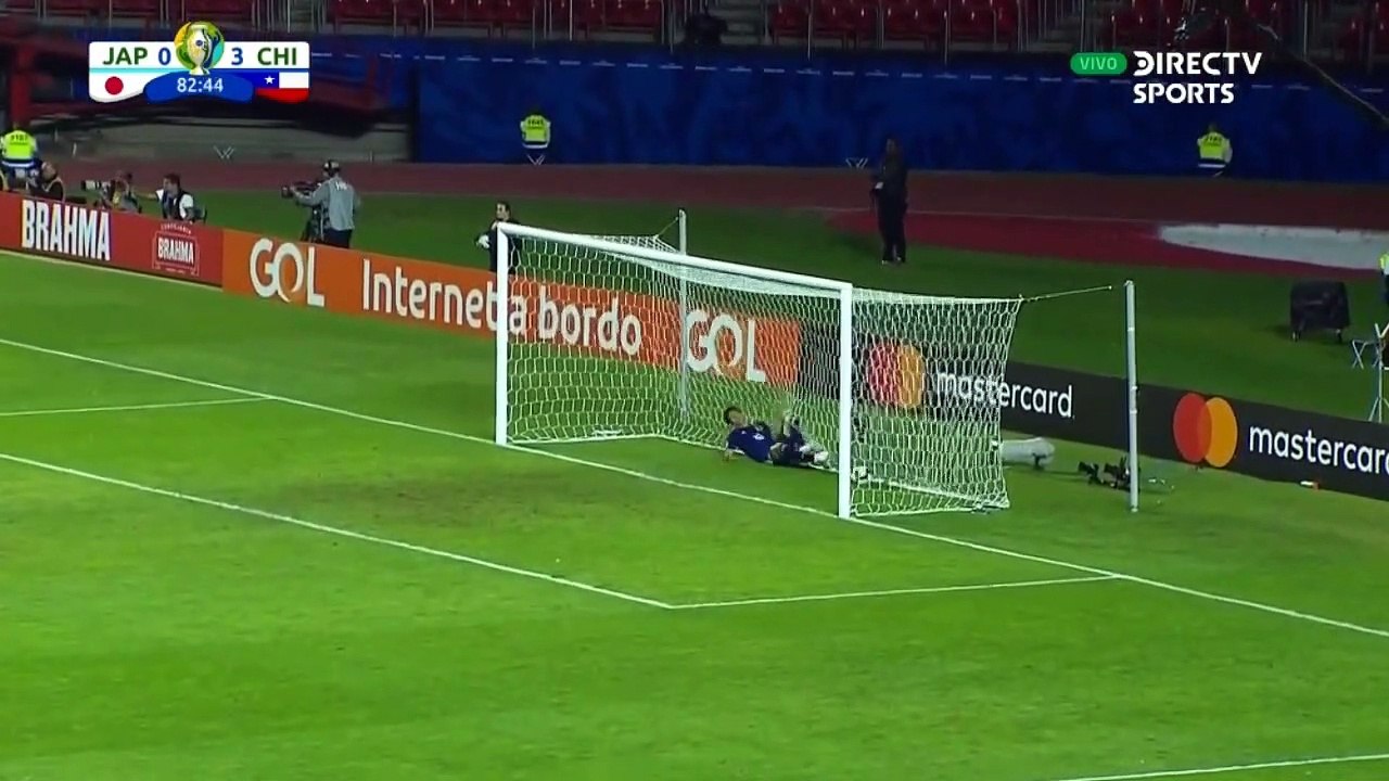 0-4 Eduardo Vargas 2nd Goal HD - Japan 0-4 Chile - Copa América 17.06.2019