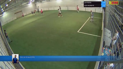 But de Arnaud (9-6) - LA POSTE Vs LES MICKEYS - 17/06/19 21:00 - LIGUE 4  - Poitiers Game Parc