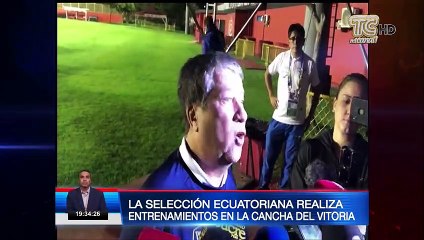 Selección realizó entrenamientos en cancha del Vitoria