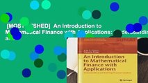[MOST WISHED]  An Introduction to Mathematical Finance with Applications: Understanding and