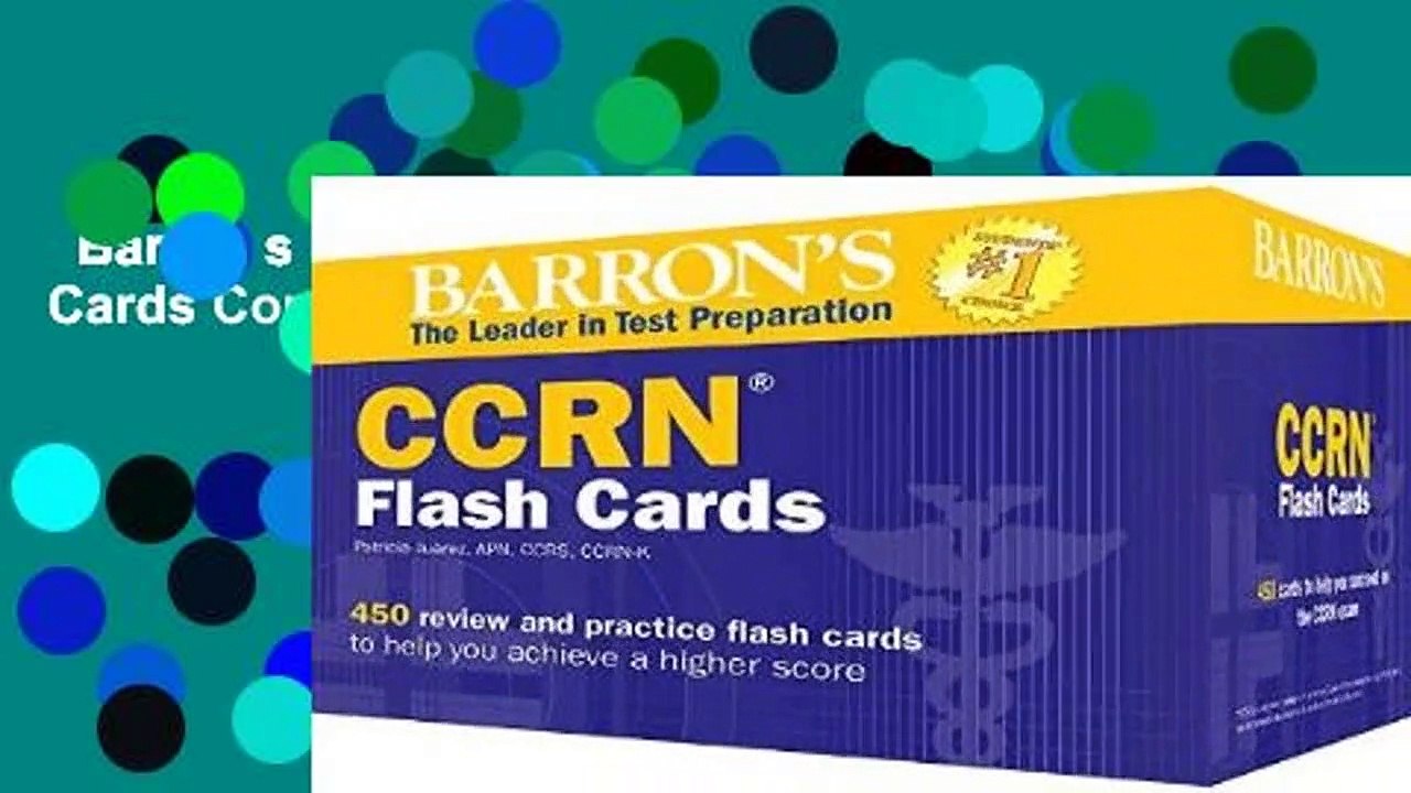 Barron s CCRN Exam Flash Cards Complete