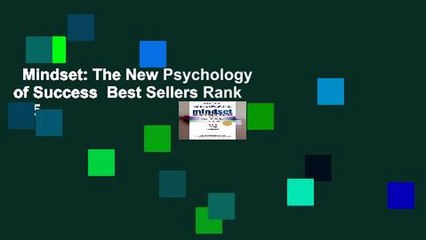 Mindset: The New Psychology of Success  Best Sellers Rank : #5