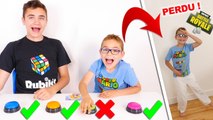 Don't Push The Wrong Button Challenge !!! - Ne jamais appuyer sur le mauvais bouton...