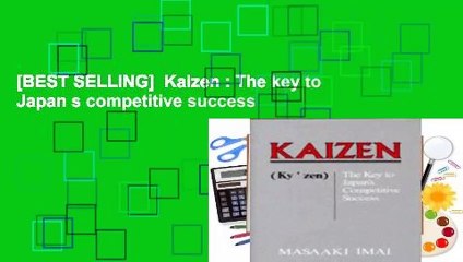 [BEST SELLING]  Kaizen : The key to Japan s competitive success