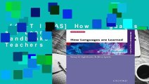 [GIFT IDEAS] How Languages are Learned: Oxford Handbooks for Language Teachers