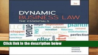 [GIFT IDEAS] Dynamic Business Law: The Essentials