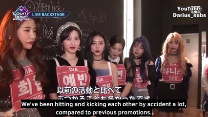 [ENG SUB] 190428 DIA (다이아) M Countdown Backstage