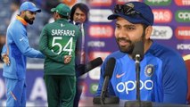 ICC Cricket World Cup 2019 : Rohit Sharma's Reply To Pak Journalist After India's Win || Oneindia
