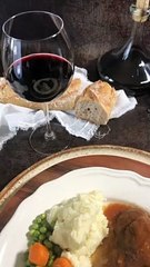 Carrilleras  al vino tinto