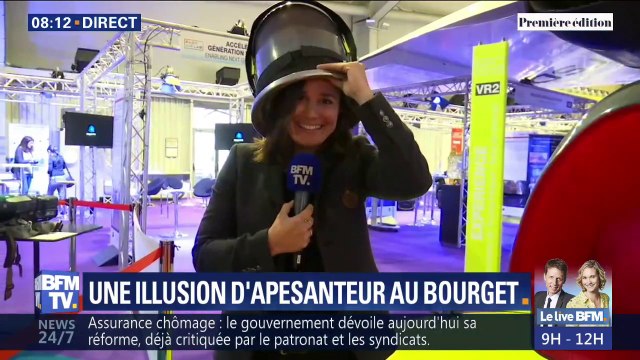 Ashley Chevalier a testé pour vous, Dans la peau de Thomas Pesquet une attraction simulant un décollage vers l'espace au salon du Bourget