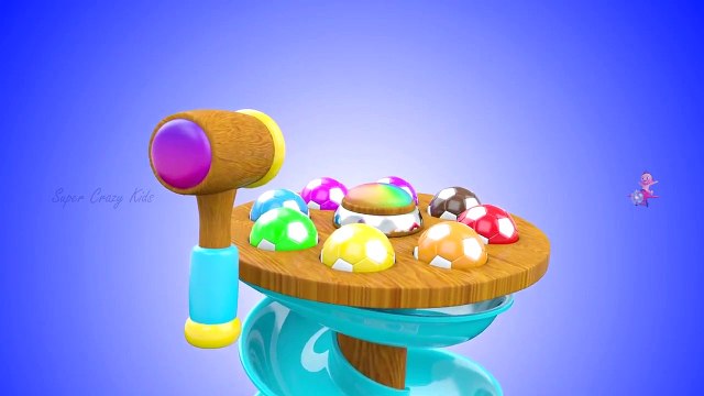 Learn Colors for Children with Baby Cartoon Cars Helicopter 3D Kids Toddlers Learning Educational