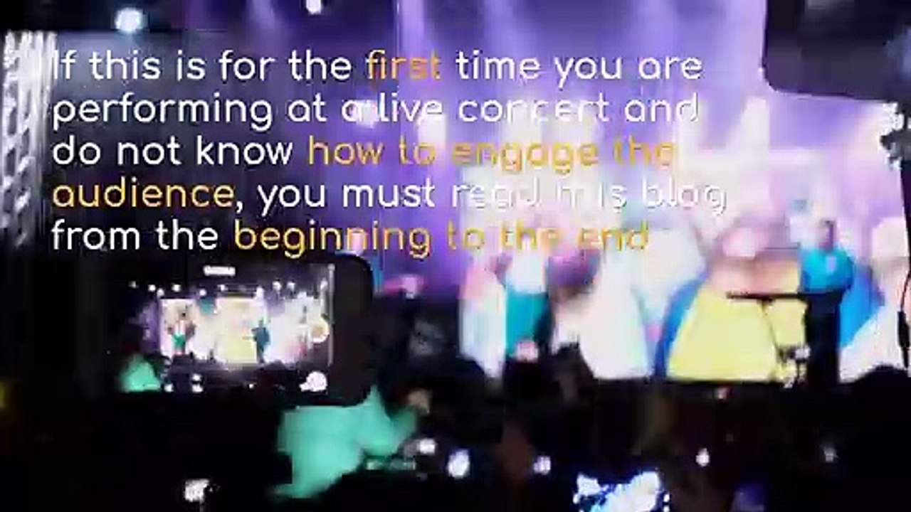 Dwayne Cross |  How To Engage An Audience At Live Concert