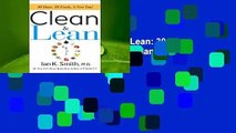 About For Books  Clean and Lean: 30 Days, 30 Foods, a New You! by Ian K. Smith