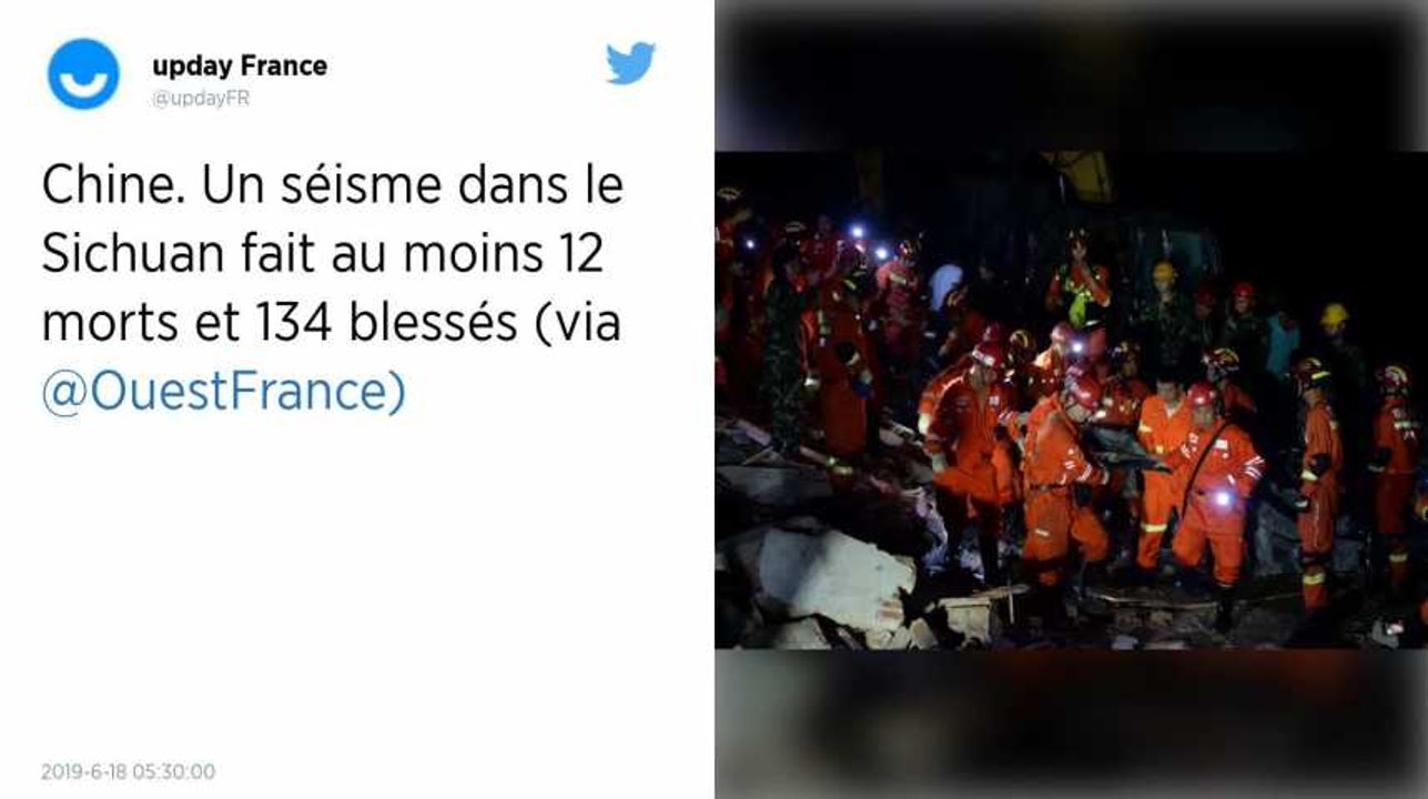 Chine. Un séisme dans le Sichuan fait au moins 12 morts et 134 blessés