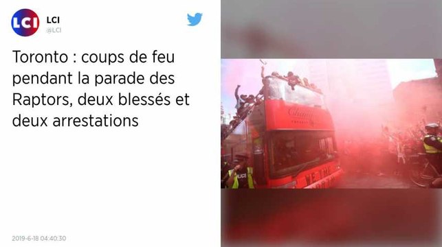Toronto. Deux personnes blessées par balles lors de la célébration NBA des Raptors