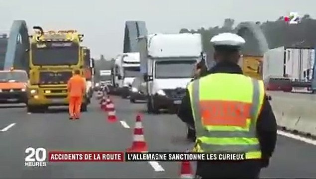 Allemagne: Découvrez les méthodes utilisées par les autorités pour lutter contre les automobilistes qui prennent des photos des accidents de la route - VIDEO