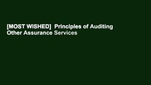 [MOST WISHED]  Principles of Auditing   Other Assurance Services