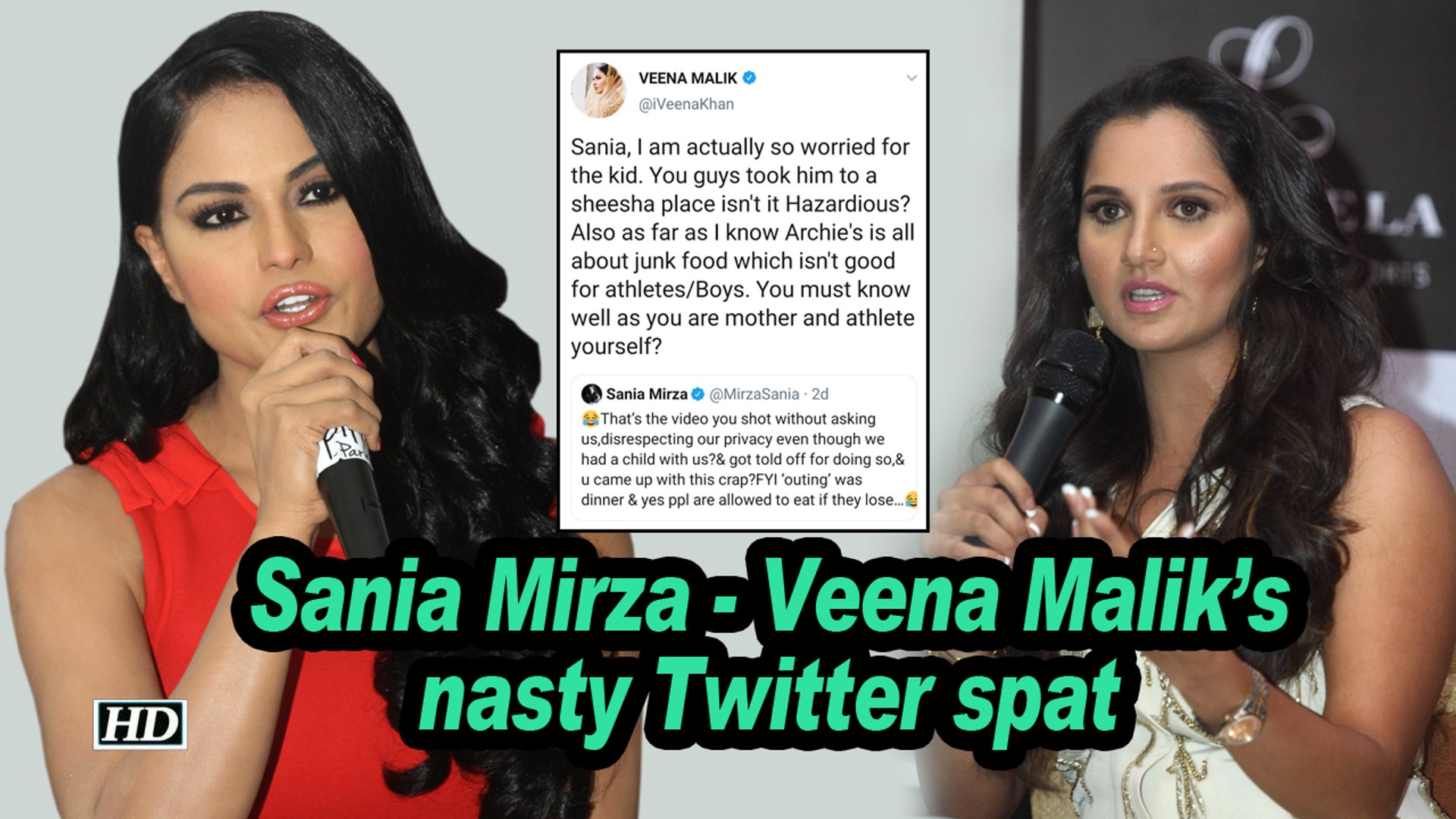 Sania Mirza, Veena Malik get into nasty Twitter spat