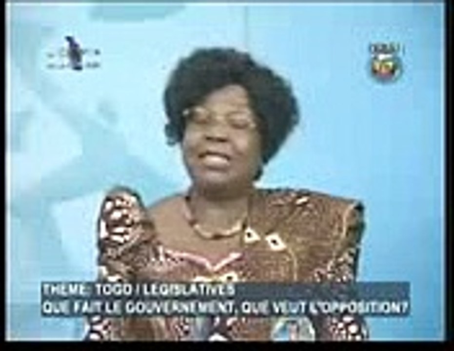 Au temps où Pascal Bodjona narguait l'opposition togolaise:  Bodjona, Jean Kissi et Mme Adjamagbo sur les plateaux de la TVT