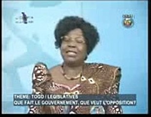 Au temps où Pascal Bodjona narguait l'opposition togolaise:  Bodjona, Jean Kissi et Mme Adjamagbo sur les plateaux de la TVT