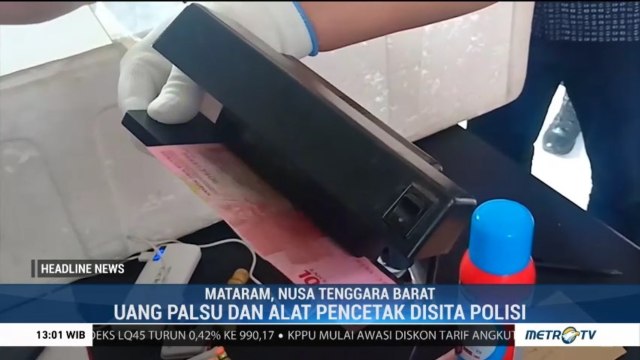 PoIres NTB Tangkap Pencetak dan Pengedar Uang Palsu
