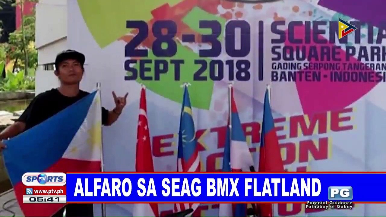 Alfaro sa SEAG BMX Flatland