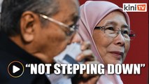 Wan Azizah not stepping down to make way for Anwar