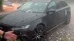VÍDEO: Nadie puede salvar a este Audi A6 de esta brutal tormenta de granizo